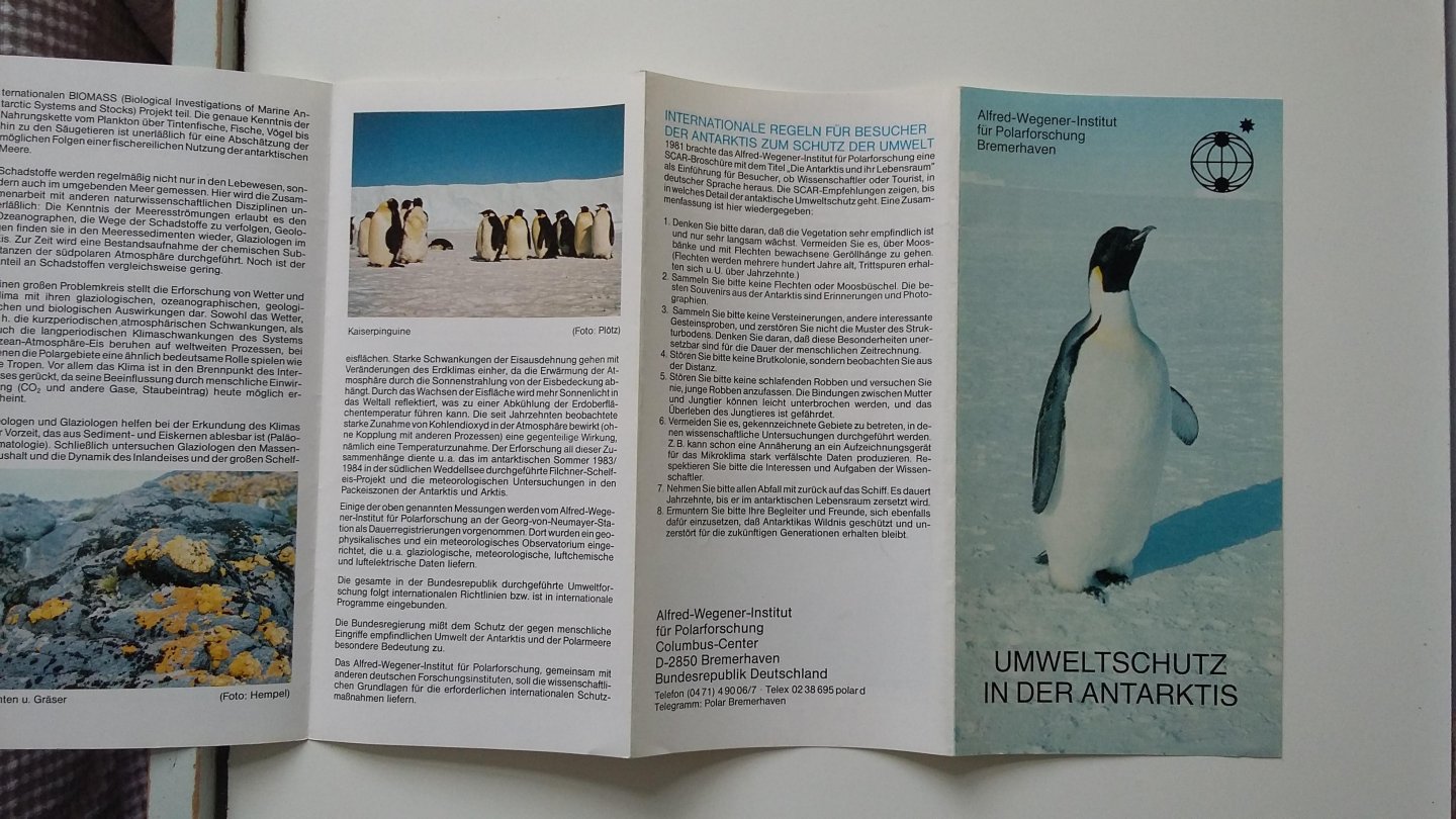 Alfred-Wegener-Institut für Polarforschung Bremerhaven - Umweltschutz in der Antarktis