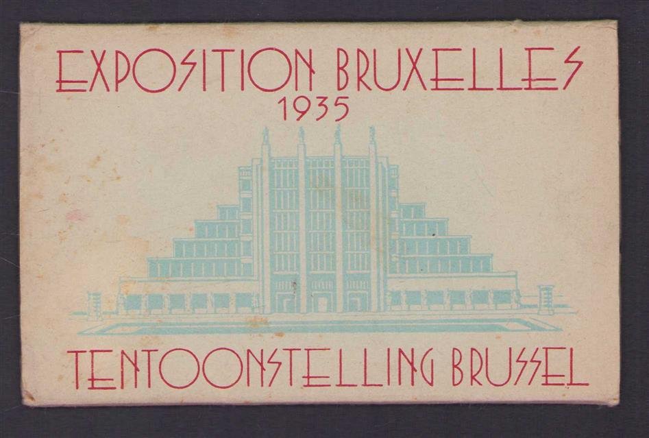 Exposition universelle et internationale - Exposition de Bruxelles 1935 = Tentoonstelling Brussel 1935. Reeks A: 10 ontvouwbare zichtkaarten