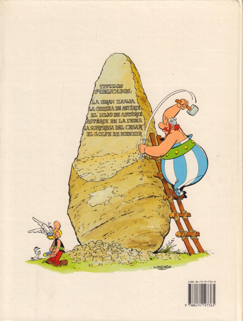 Goscinny / Uderzo - ASTERIX - EL GOLPE DE MENHIR (EL ALBUM DE LA PELICULA), hardcover, gave staat, Asterix in Castilian Spanish