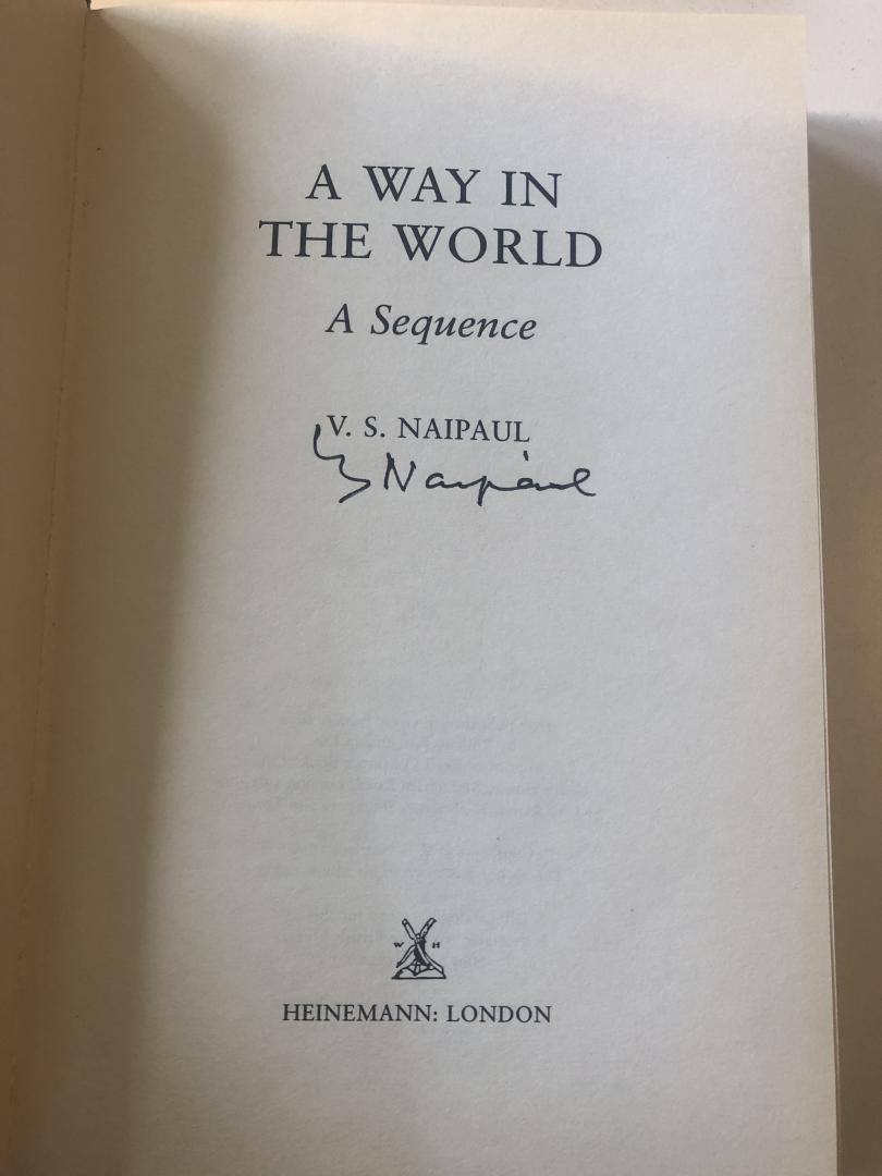 V.S. Naipaul - A way in the world