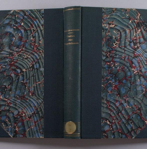 Stadler, H. & C. Schmitt. - Studiën über Vogelstimmen.