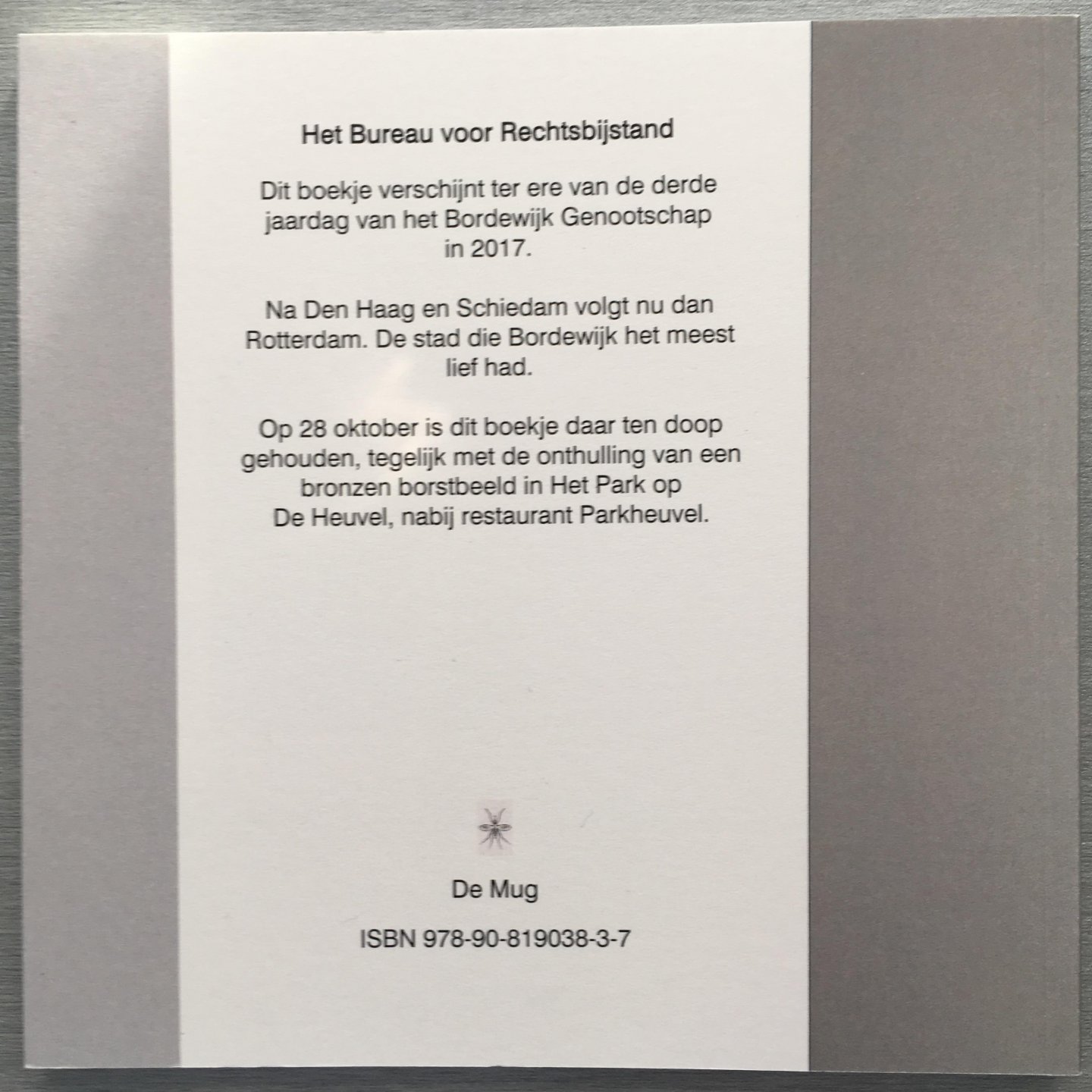 Bordewijk, F. - Het Bureau voor Rechtsbijstand