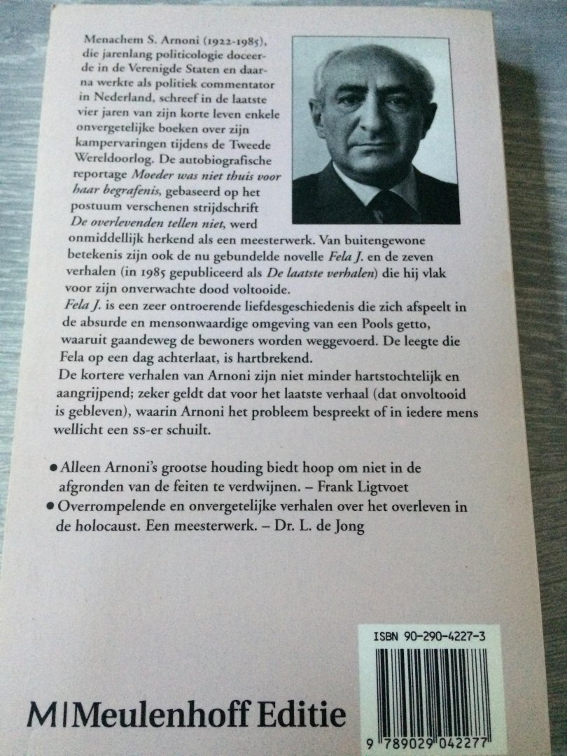 Arnoni - Fela j. en andere verhalen / druk 1