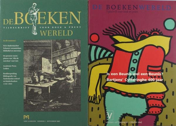  - De Boekenwereld. Tijdschrift voor boek en prent. Losse jaargangen.