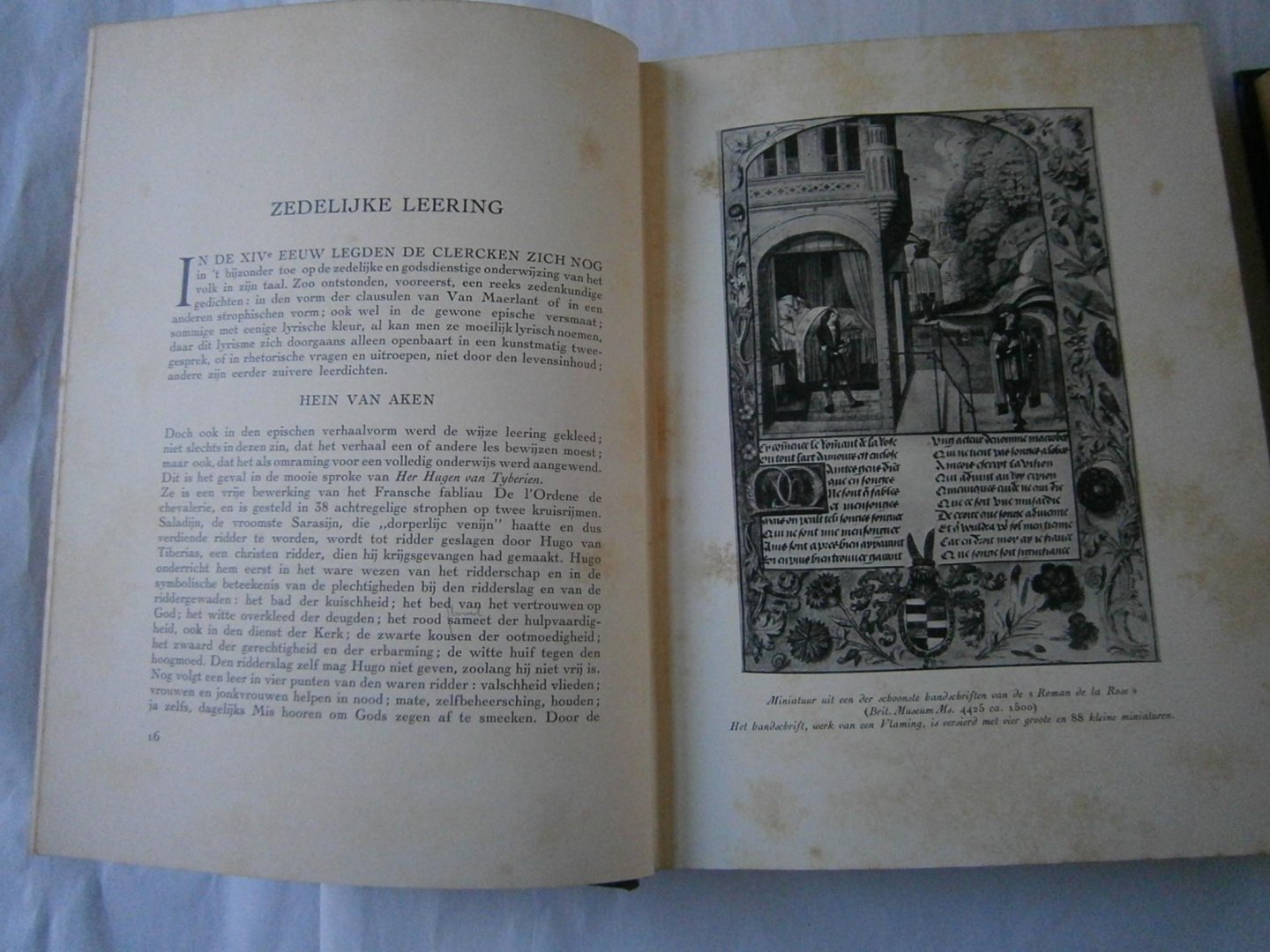 Baur, Prof. Dr. F., Prof. Dr. J. van Mierlo - De letterkunde van de Middeleeuwen deel I en II