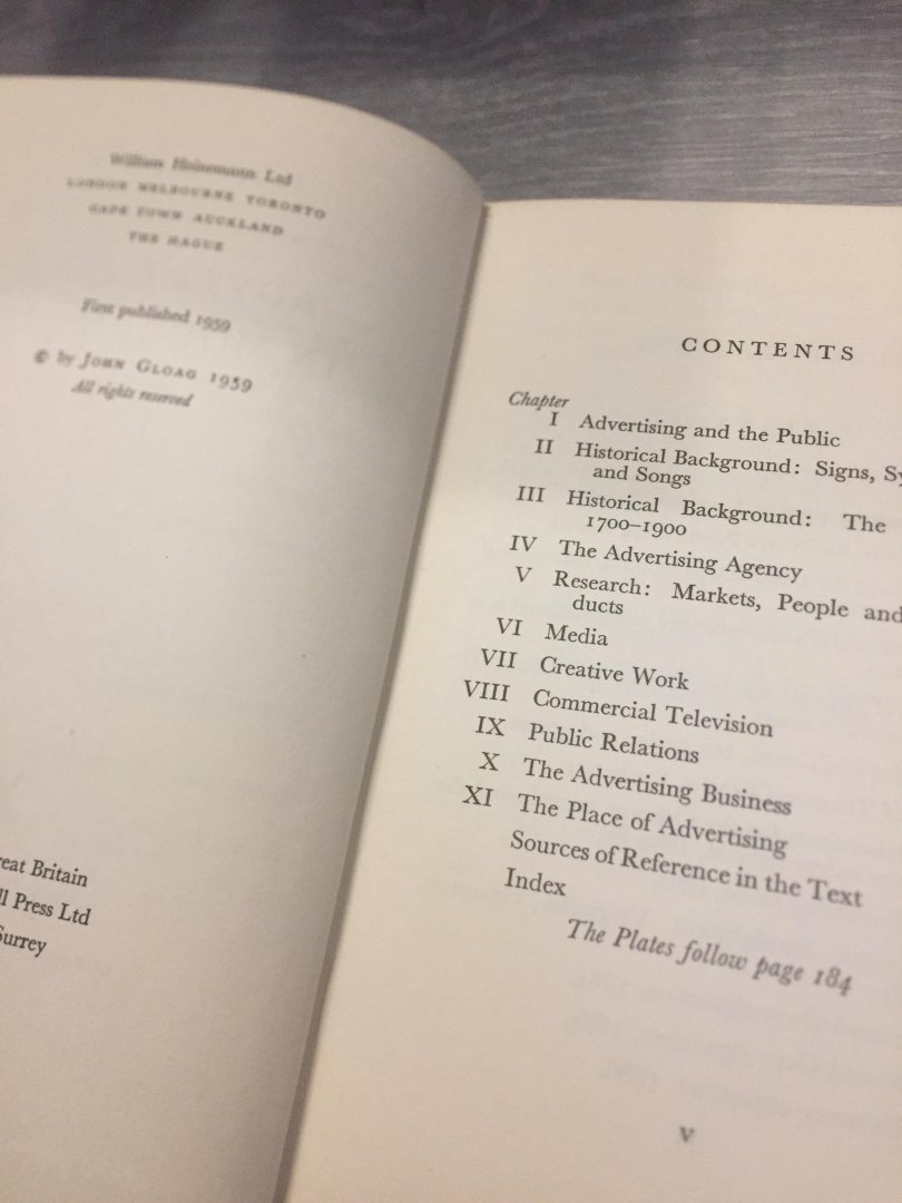 John Gloag - advertising in modern life