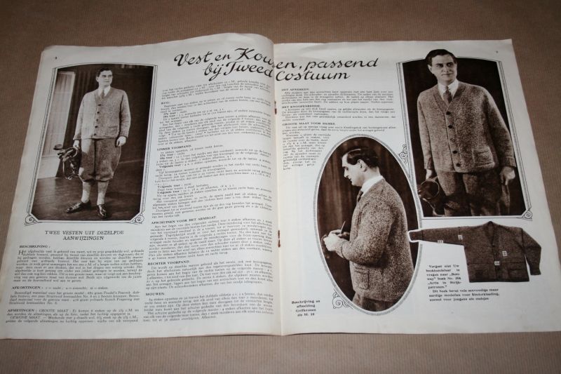  - Magazine - Bestway Gebreide Heerenkleeding - circa 1930