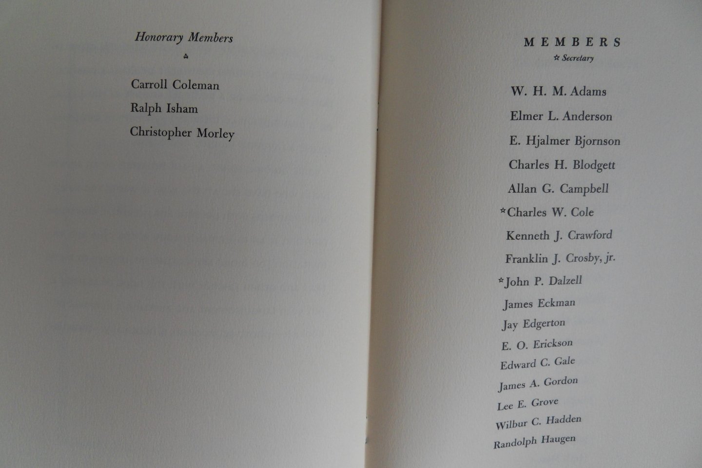 Wulling, Emerson G. - The Ampersand Club : Retrospect and prospect. [ Beperkte oplage van 460 ex. ].