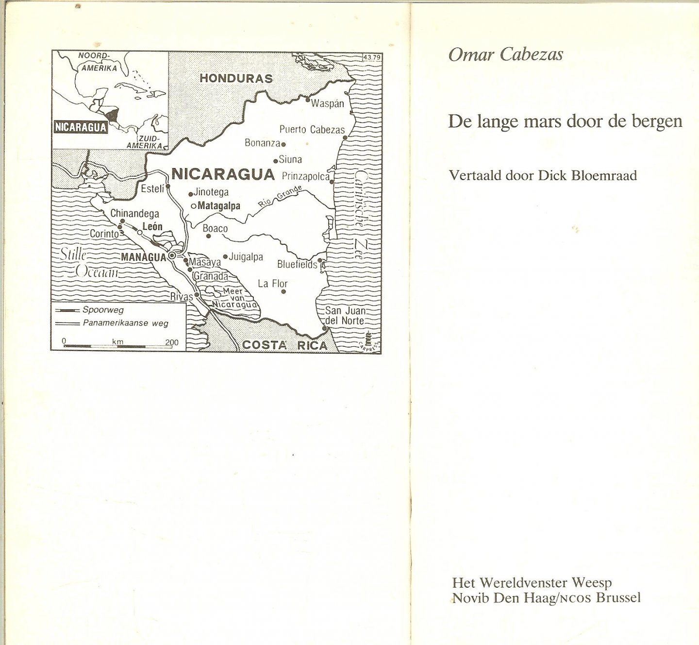 Cabezas, Omar .. Vertaald door  Dick Bloemraad - De lange mars door de bergen