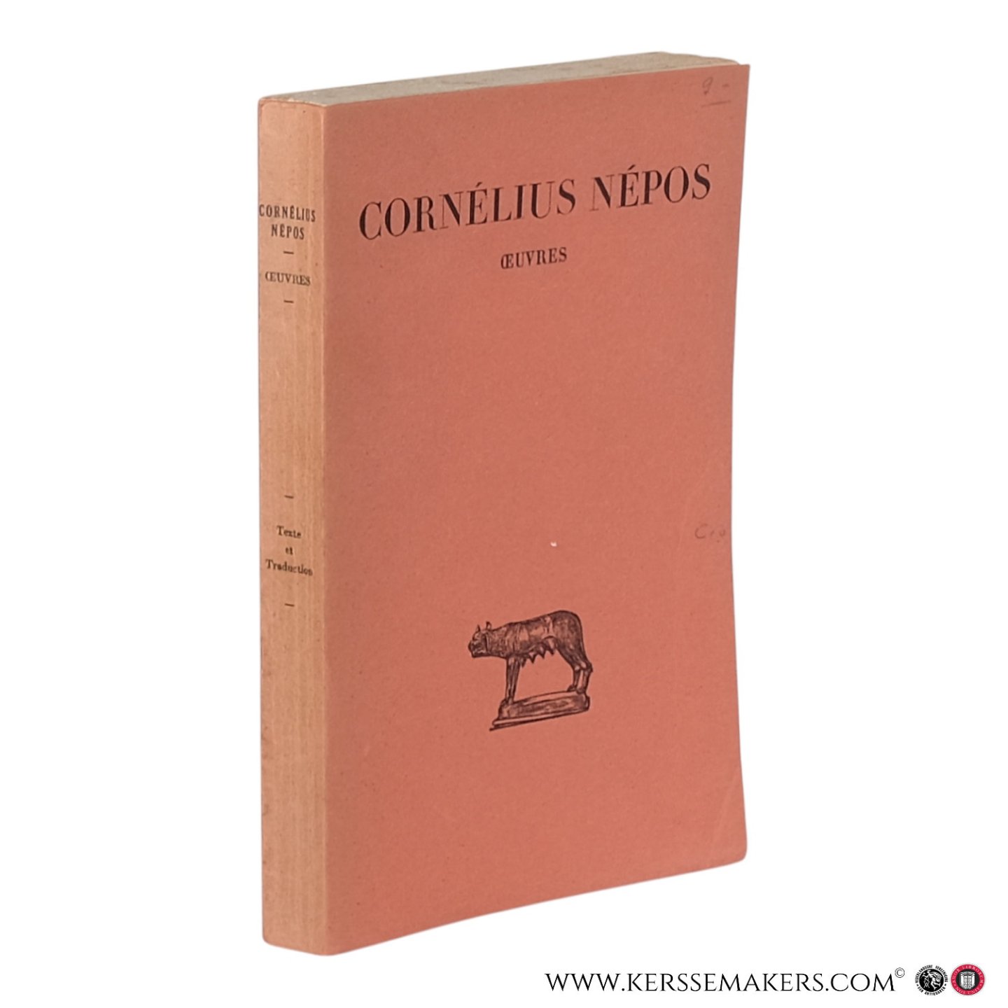 Cornélius Népos / Guillemin, Anne-Marie - Cornélius Népos Oeuvres. Texte établi et traduit. Collection des Universités de France (Budé)