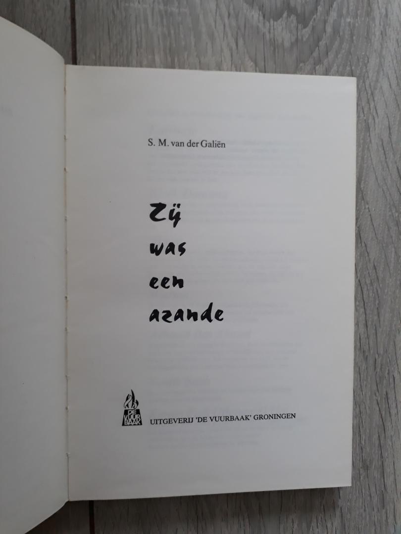 Galien, S.M. van der - Zij was een azande