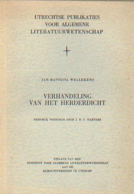 Wellekens, Jan Baptista - Verhandeling van het herderdicht.