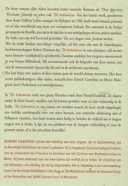 Pelleport, A.G.L - DE BOHEMIENS...met een inleiding van ROBERT DARNTON