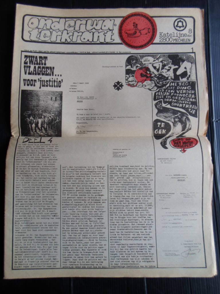  - Ding, Onderwaterkrant, Belgisch underground magazine, Mechelen