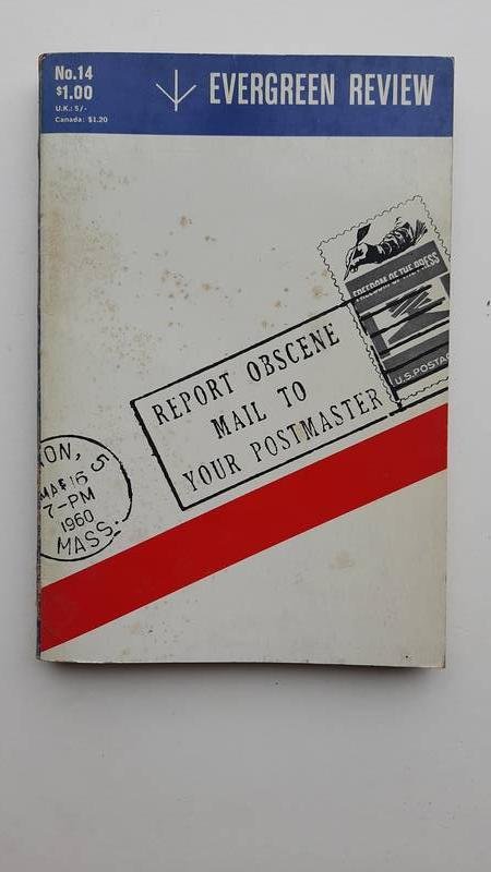 Rosset, Barney and Allen Donald, Editors - Evergreen Review, No 14  ;  Vol 4 - Report obscene mail to your postmaster