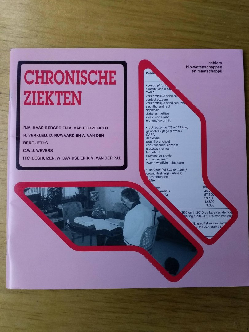 Haas-Berger, R.M.  (en anderen) - Chronische Ziekten (Cahiers bio-wetenschappen en maatschappij nr, jaargang 18, 1966