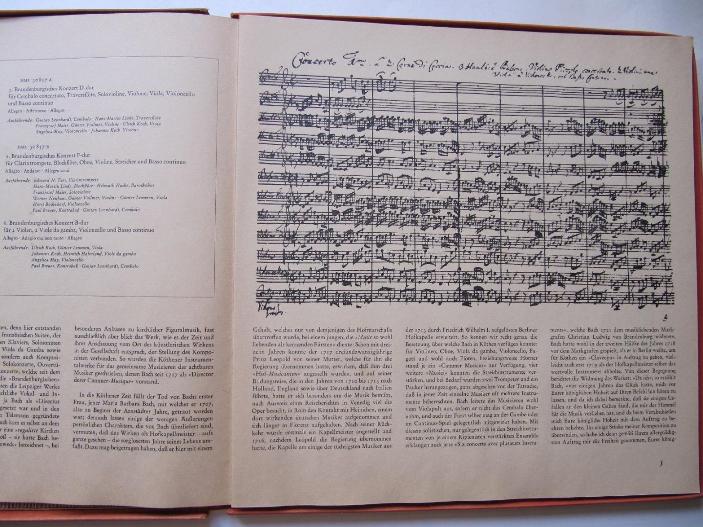 J.S. Bach - Brandenburgische Konzerte