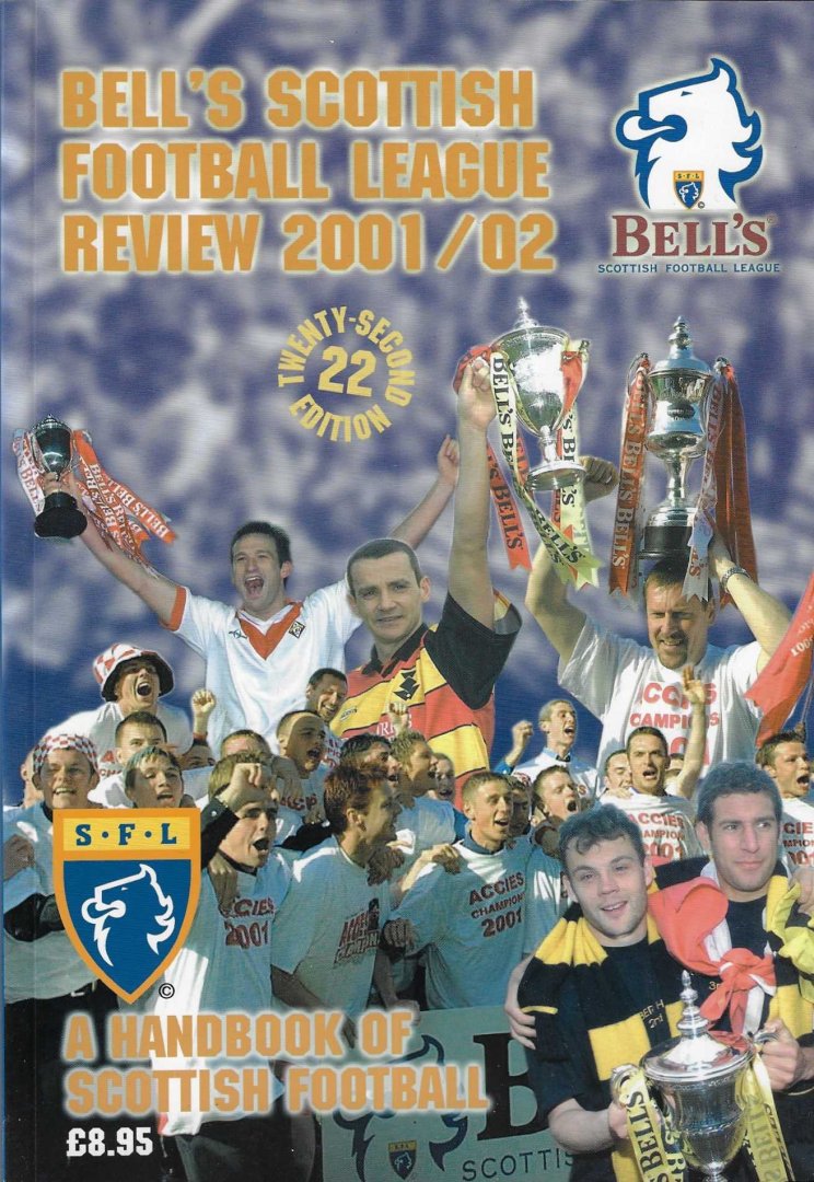 Many - Bell's Scottish Football League Review 2001/02 -A Handbook of Scottish Football