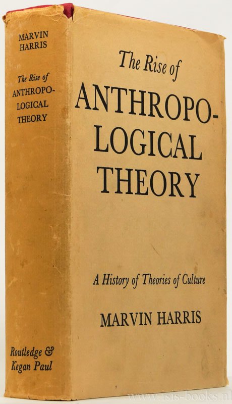 HARRIS, M. - The rise of anthropological theory. A history of theories of culture.