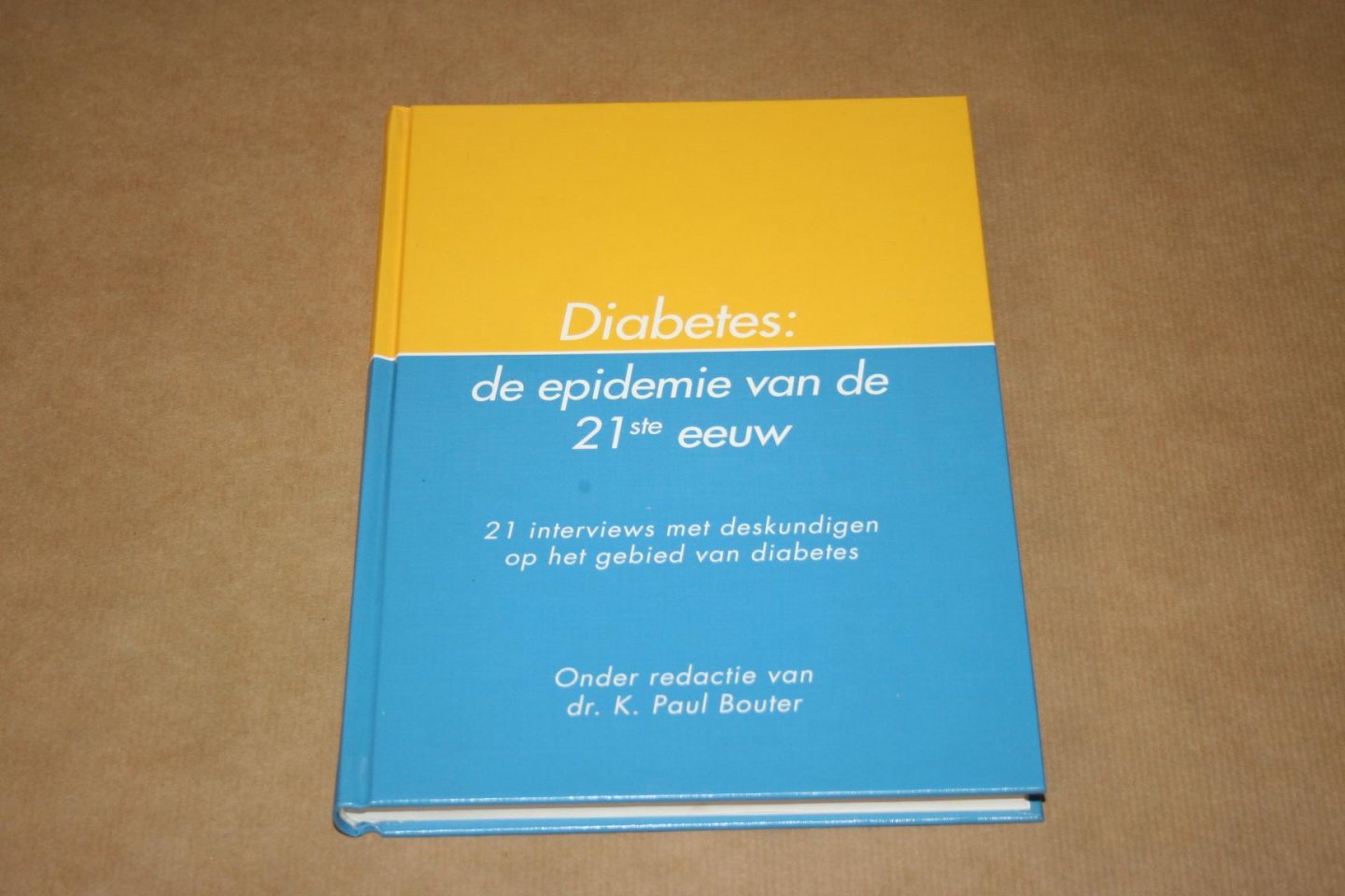 Dr. K. Paul Bouter - Diabetes: de epidemie van de 21e eeuw