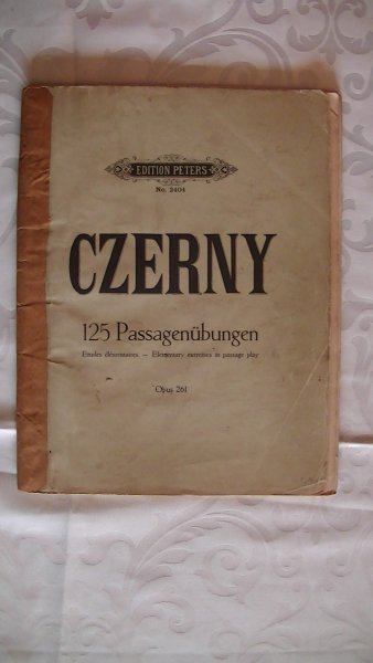Czerny, Carl - CZERNY - 125 Passagenübungen (  Passagenubungen op. ) Opus 261