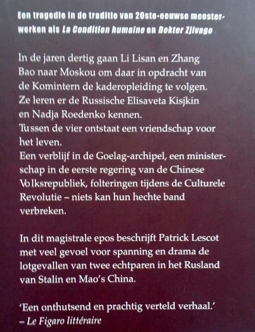 Lescot, Patrick - Het Rode Rijk (Liefde en leven tussen Moskou en Peking)