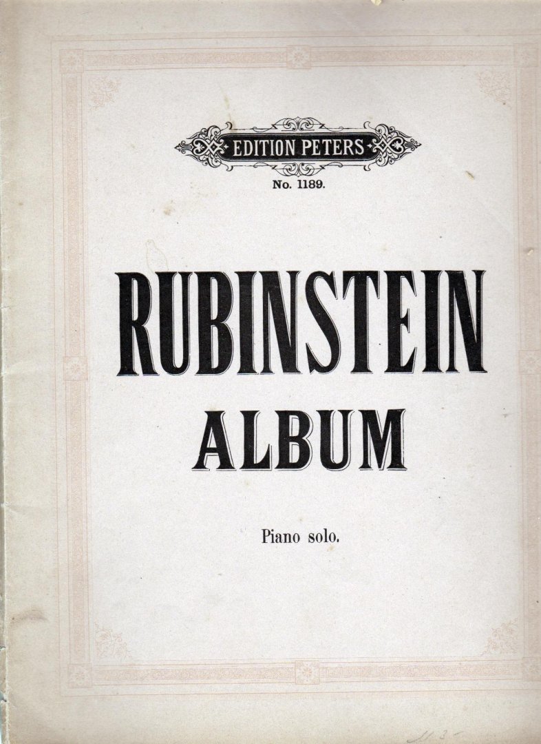 Rubinstein - Rubinstein Album