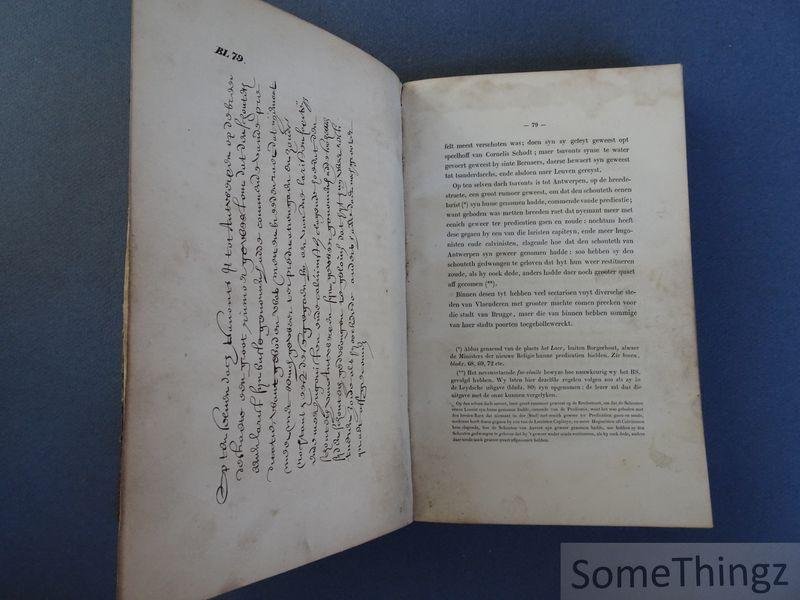 N/A. - Chronycke van Antwerpen sedert het jaer 1500 tot 1575, gevolgd van : Eene beschryving van de historie en het Landt van Brabant, sedert het jaer 51 vóór J.-C., tot 1565 na J.-C., volgens een onuitgegeven handschrift van de XVI.e eeuw met fac-si...