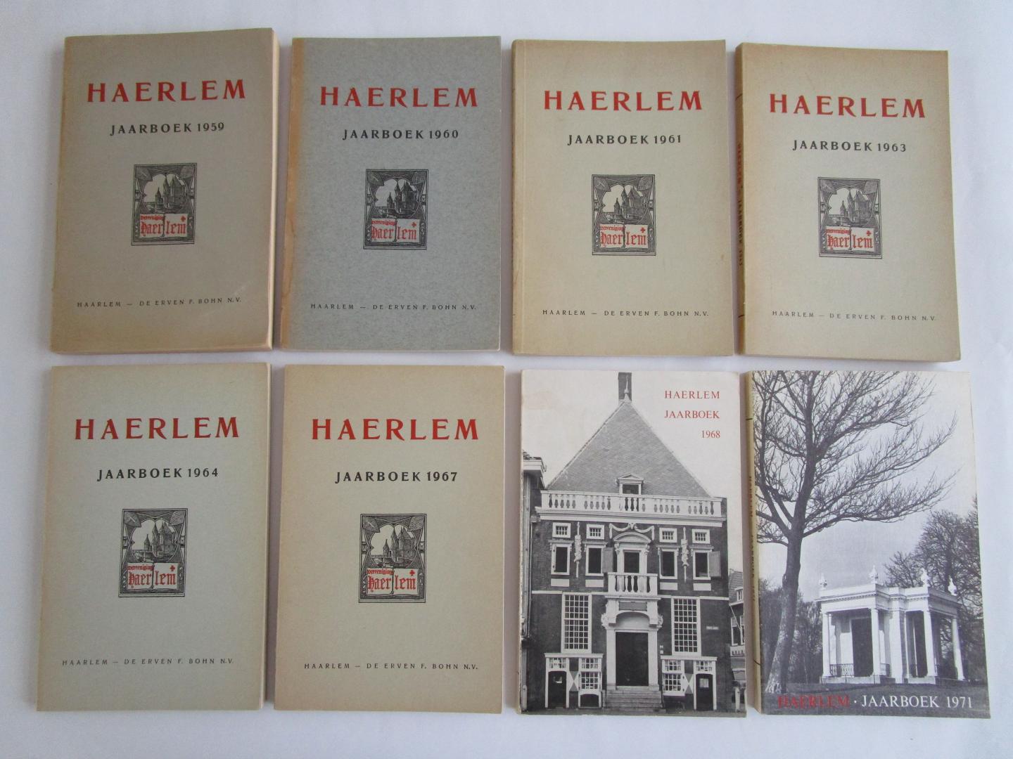 Redactie  Haarlem (Haerlem) jaarboekjes - Haarlem Jaarboek 2 van 3 (jaren 1959-1971)