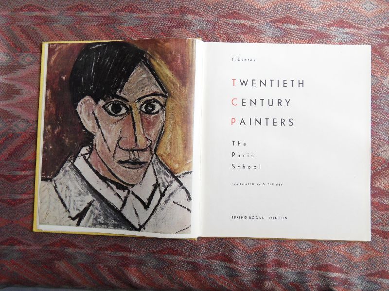 Dvorak, F. Theiner, G. (translation). Hochman, J. (design). - Twentieth Century Painters. - The Paris School. --- Fraaie uitg. A4 form. 34 tekstpp. met 26 plates en in 2e deel boek 64 pp. grote plates (kleur en zwart-wit). Inhoud in prakt.nwst.