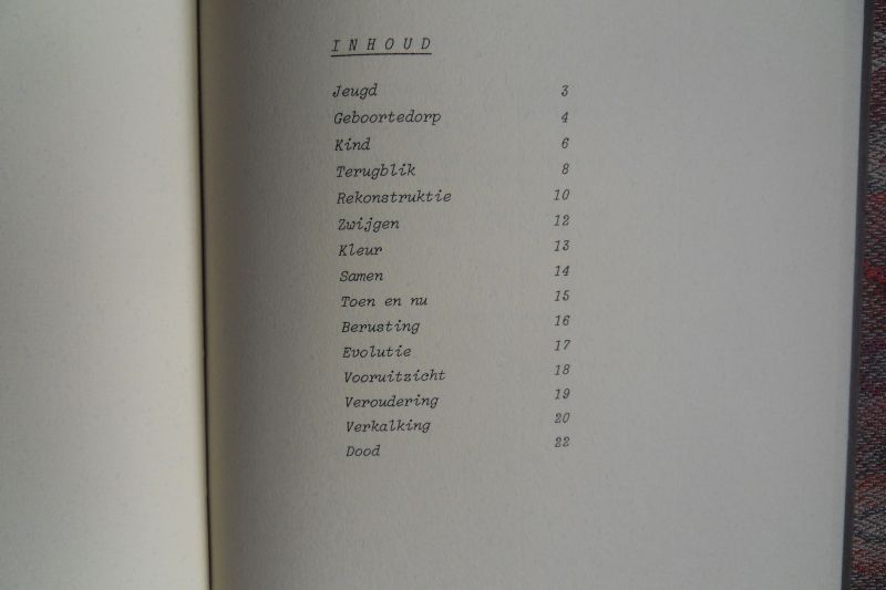 Molen, W.J. van der. - De duur van het tekort. [ Genummerd ex. 6 / 20 ].