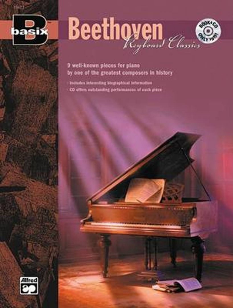 Beethoven; Ludwig von (1770 – 1827) - Basix Keyboard Classics Beethoven; 9 Well-Known Pieces for Piano