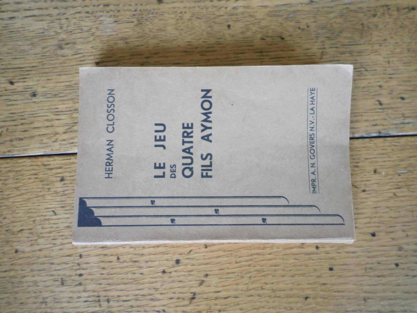Closson, Herman - Le Jeu des Quatre Fils Aymon
