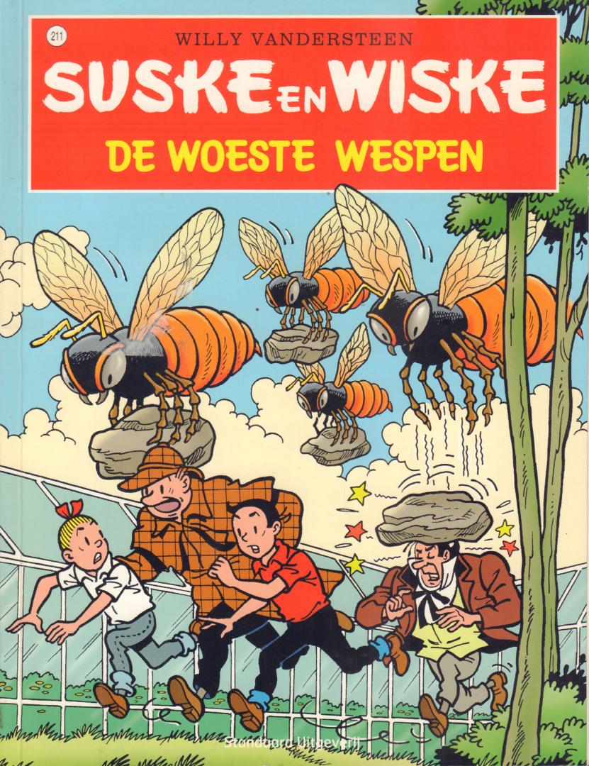 Vandersteen, Willy - Suske en Wiske nr. 211, De Woeste Wespen, softcover, gave staat (nieuwe omslag)