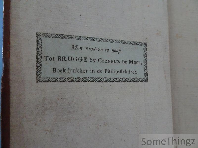 N/A. - HH.Vaders en andere geestelyke schrijvers. - Historie van het Oud en Nieuw Testament, met christelyke en stichtbaere bemerkingen, Getrokken uit de HH.Vaders en andere geestelyke schrijvers, Zeer tot nut en dienstig voor de Geloovige. [Inclusief 2 uitslaande kaarten.]