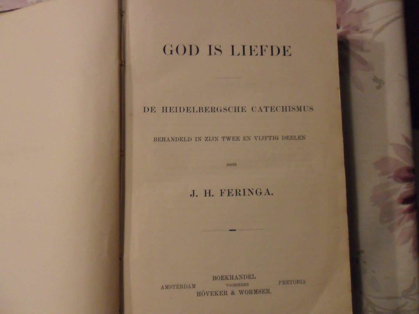 Feringa J.H. - God is liefde