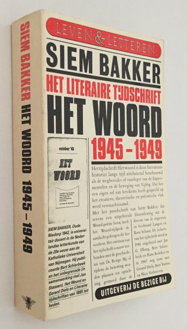Bakker, Siem, - Het literaire tijdschrift Het Woord 1945-1949