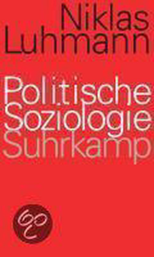 Luhmann, Niklas - Politische Soziologie