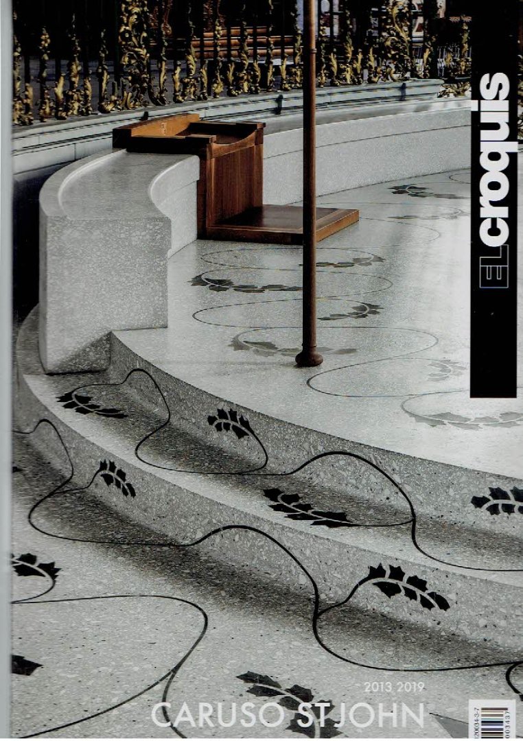 EL CROQUIS - CARUSO St. JOHN - El Croquis 201: Caruso St John - 2013-2019 - la cualidad física del espacio / the physical quality of space.