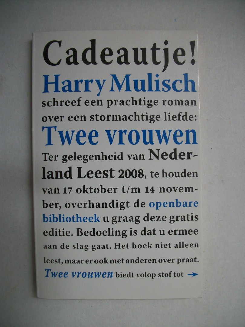 Mulisch, Harry - Twee vrouwen