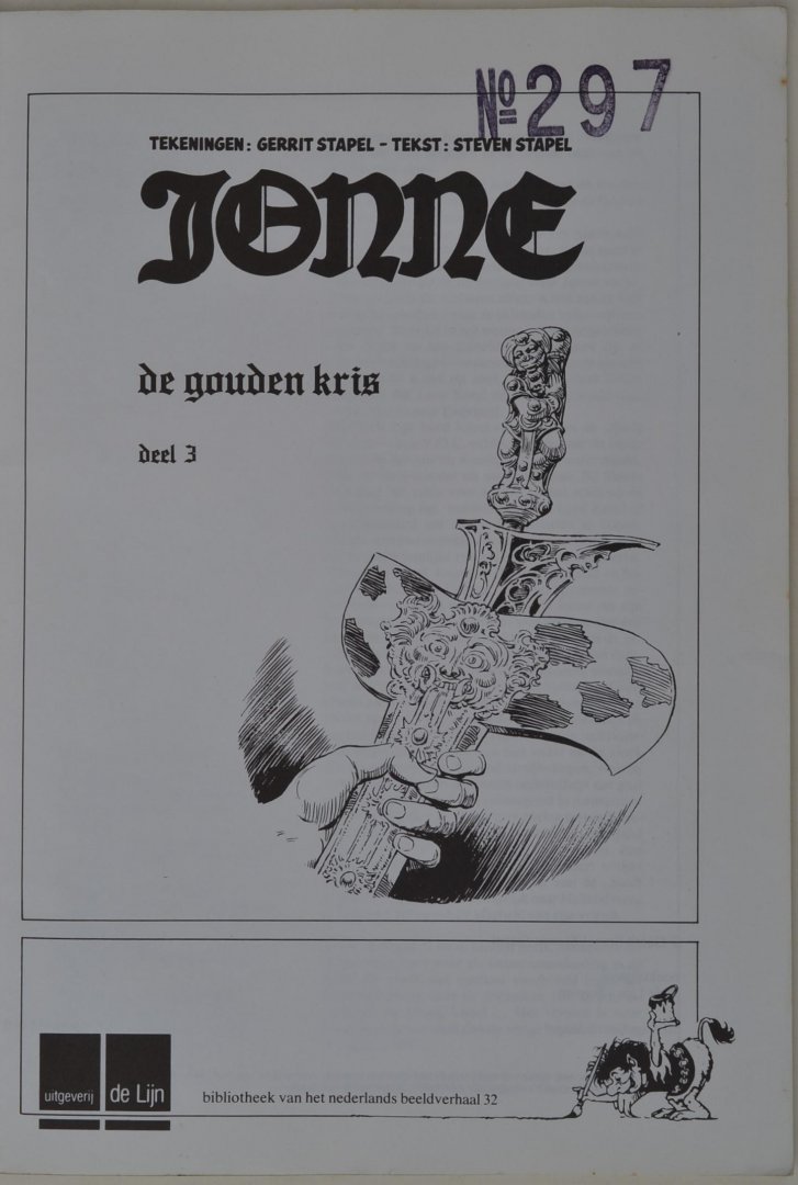 Stapel, Gerrit - Jonne - De gouden kris - deel 3