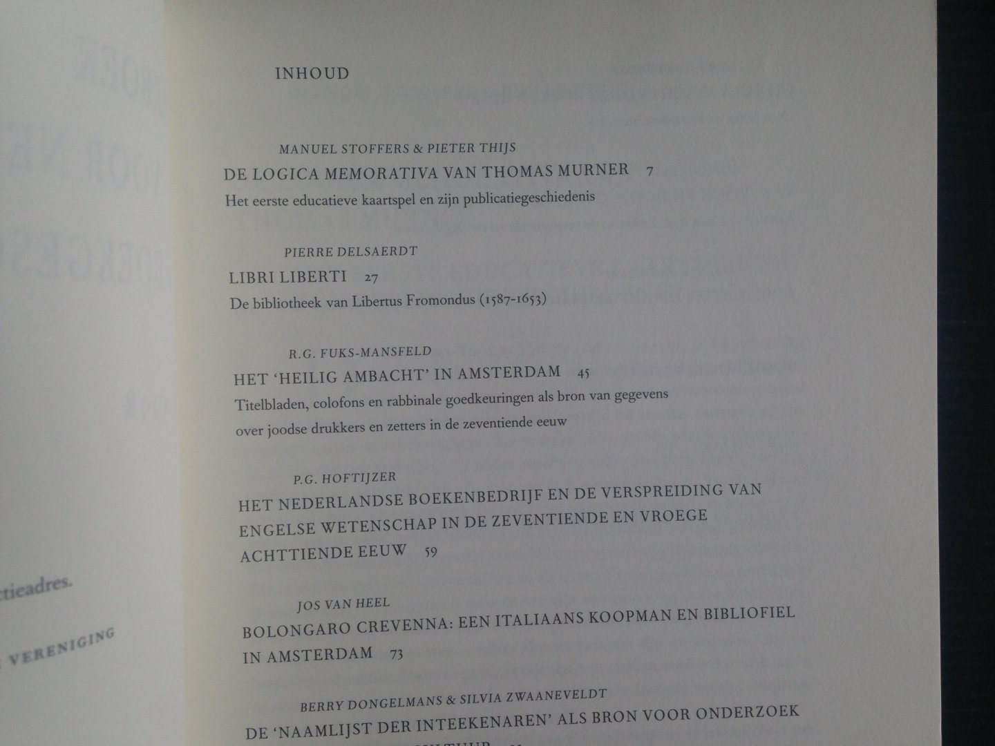  - Jaarboek voor Nederlandse Boekgeschiedenis, nr 5