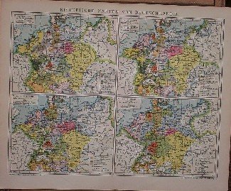 map. kaart. karte. - Historische Karten von Deutschland II.