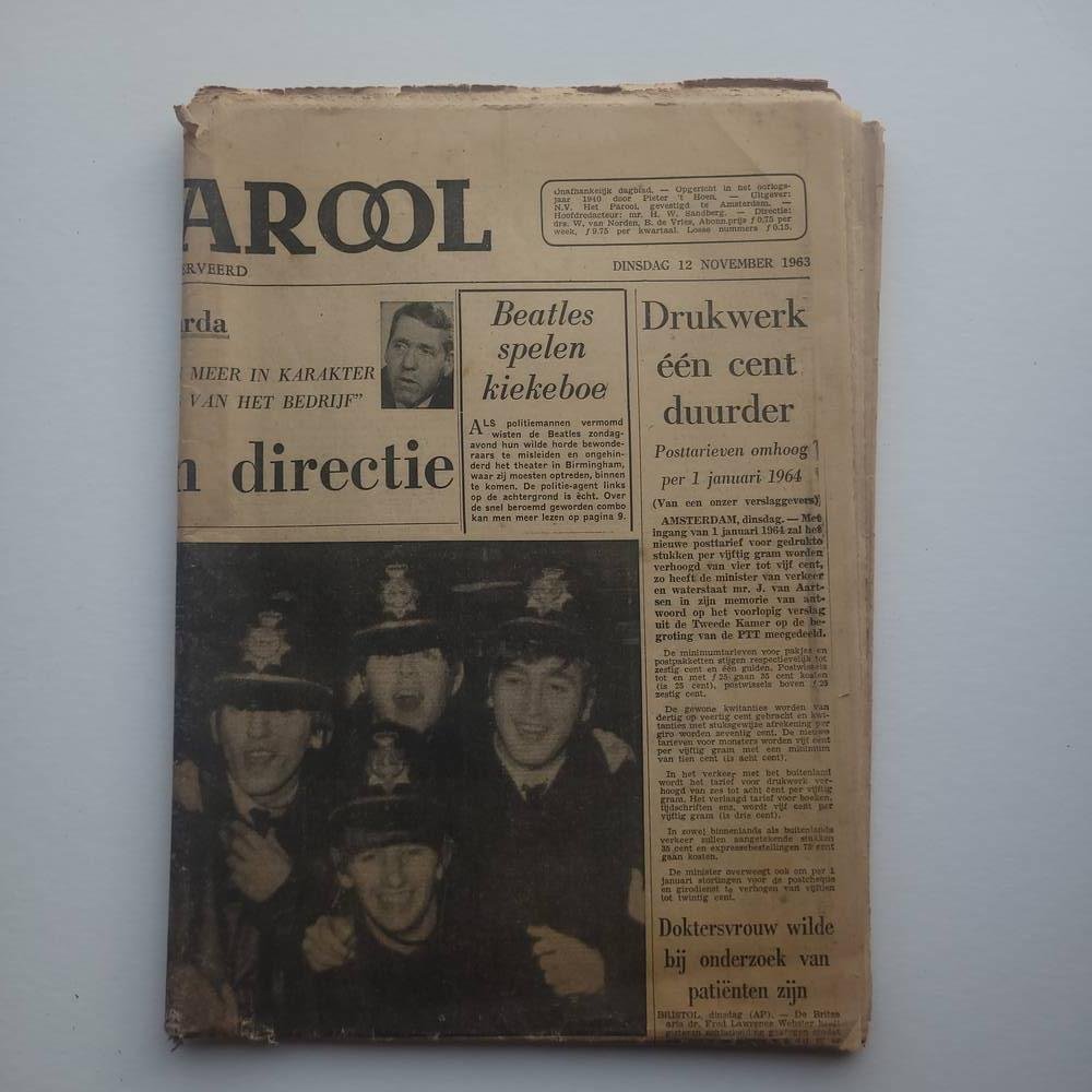 Redactie - Het Parool 1963 - The Beatles ..