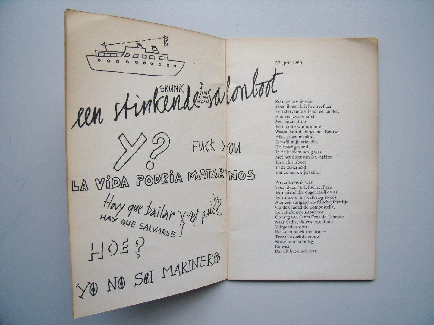 List, Lode / Vastbinder, Feike (ill.) / Stolk, Rob - Amsterdam 29 april - 6 mei 1980 Een cyclus van Lode List