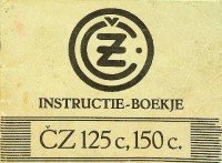 CZ - Origineel instructie-boekje CZ 125c, 150c