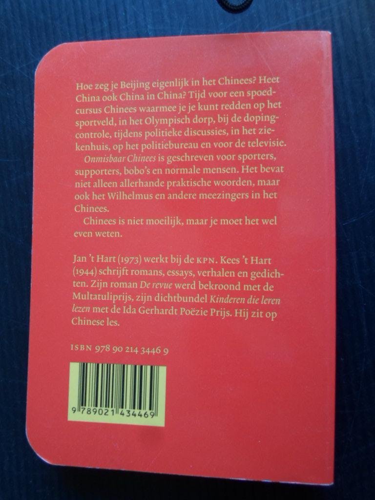 Hart, Jan en Kees ’t - Onmisbaar Chinees, voor sporters, supporters en bobo’s