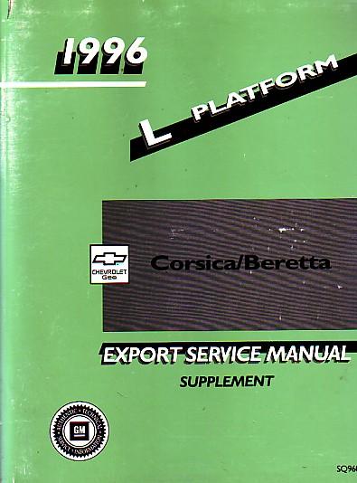  - 1996 L Platform-Chevrolet Corsica / Beretta Export Service Manual