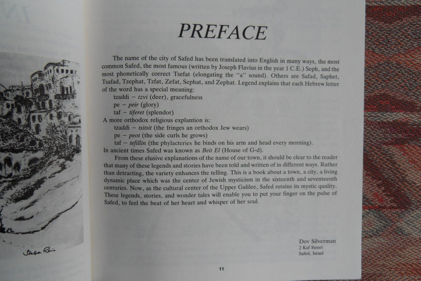 Silverman, Dov. [ Met GESIGNEERDE Opdracht ]. - Legends of Safed.