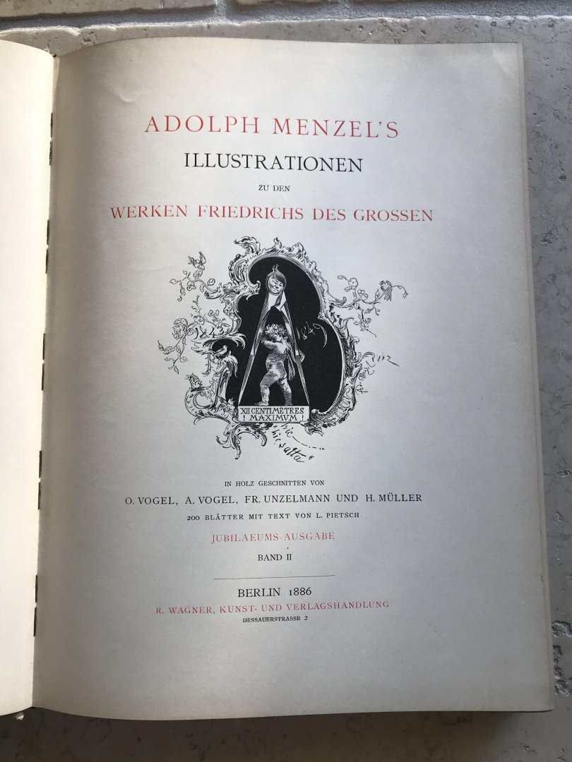 Adolph Menzel - Adolph Menzel's Illustrationen zu den Werken Friedrichs des Grossen